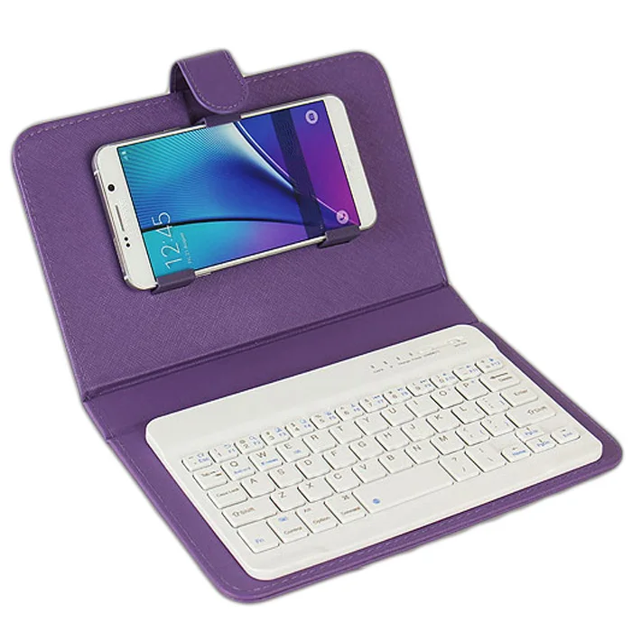 Bluetooth Keyboard Phone Case For iPhone 6 6S Leather case with