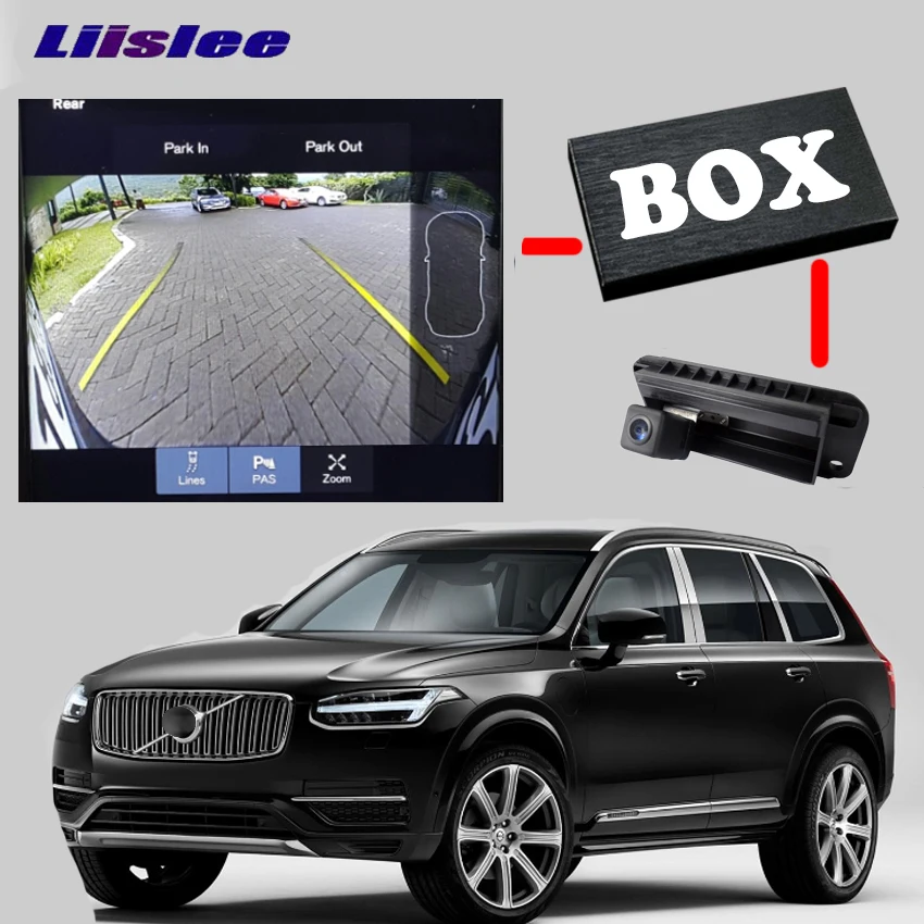 

Liislee Reverse Camera Interface Adapter Connect Original Screen Monitor For Volvo XC90 Decoder