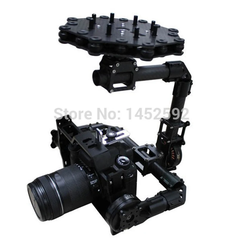 3-осевой бесщеточный BLG5D Aerial PTZ Gimbal с комбинированный комплект системы кодирования AlexMos 8bit& 32bit контроллер/двигатель для DSLR Камера с видом от первого лица