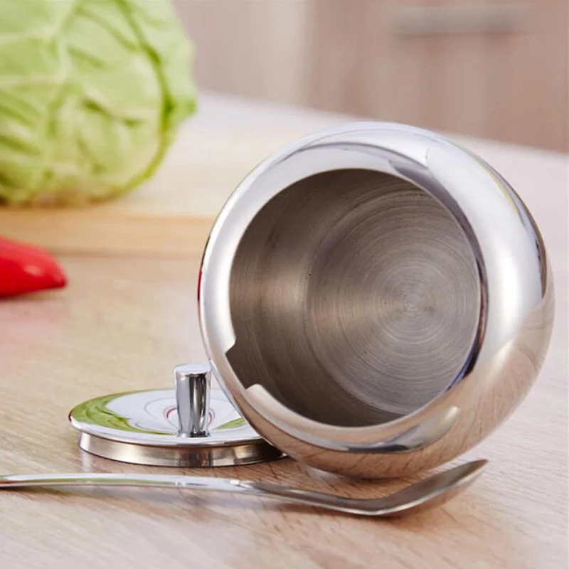 304 Stainless Steel Apple Sugar Bowl  (20)