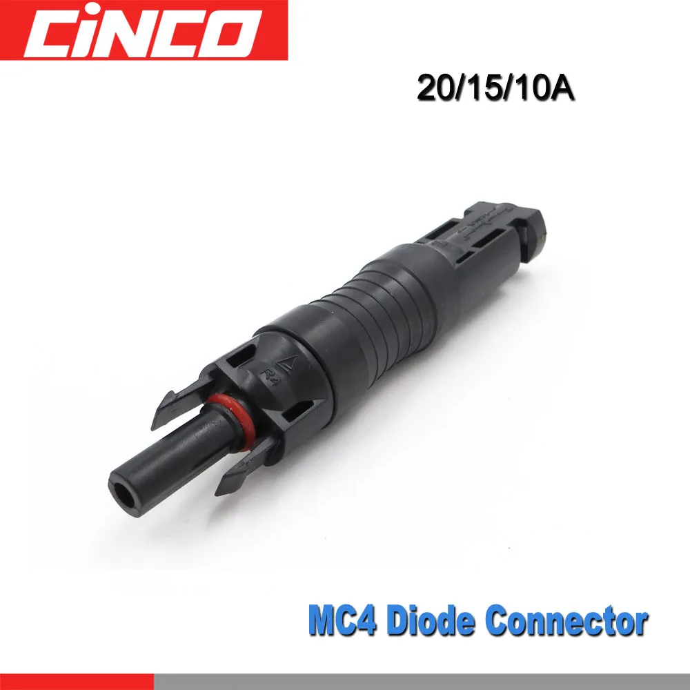 

20A 15A 10A PV Diode MC4 Connector IP68 Waterproof Diodes 10SQ045 15SQ045 20SQ045 Solar panel Parallel Connection protection