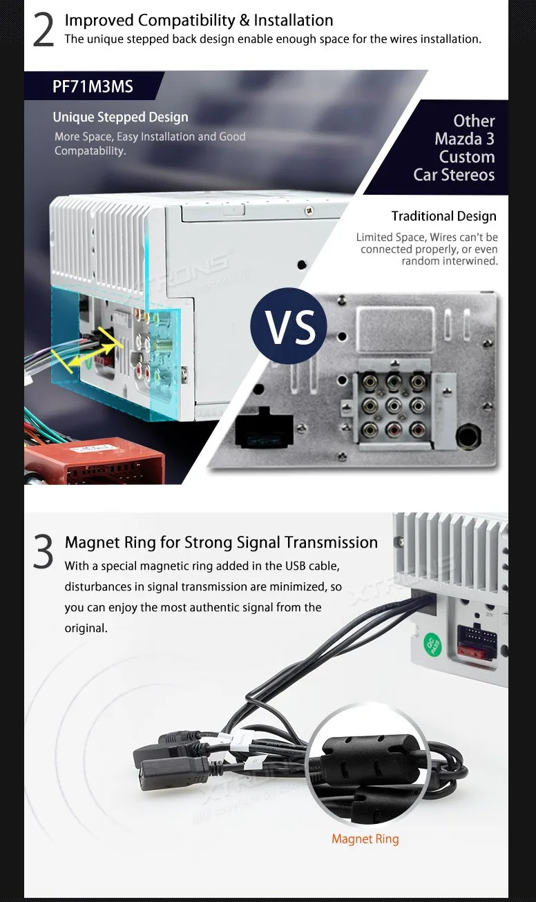 XTRONS 2 din Автомобильный dvd-плеер 7 дюймов HD сенсорный экран gps Navigaton рулевое колесо CANbus для Mazda 3 2004 2005 2006 2007 2008 2009