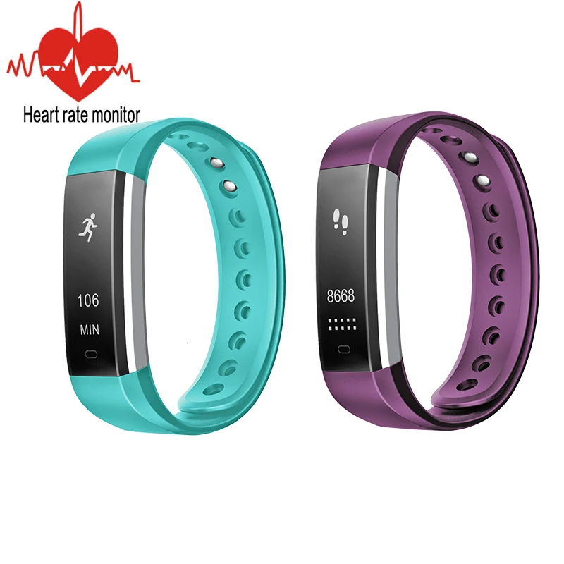 ID115 HR Wristband Bracelet Smart Heart Rate Monitor Fitness Tracker Step Counter Activity For Smart Phone