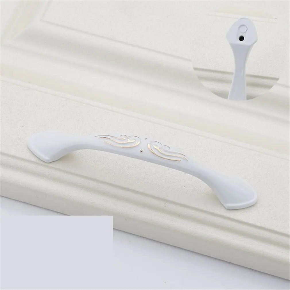 Белые дверные ручки шкаф выдвижной ящик кухонный шкаф ручки для мебели ручки Аппаратные аксессуары