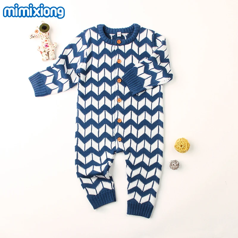 Recién Nacido bebé niño niña de punto Infantil monos primavera niño Bebes de manga larga overoles trajes de niños 0-24 M Recién Nacido bebé niño niña de punto Infantil monos primavera niño Bebes de manga larga overoles trajes de niños 0-24 M
