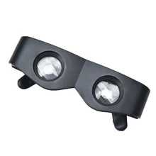 Горячая портативные увеличительные очки пластиковые линзы Лупа-бинокль телескоп для часов футбольный матч Открытый Рыбалка Туризм