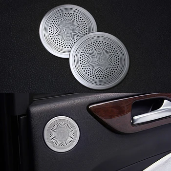 

2x Fit For Mercedes-Benz GL Class 13-16 & ML Class 12-15 & GLE Class 2016 & GLS Class 2017 Rear Door Speaker Panel Cover Trim