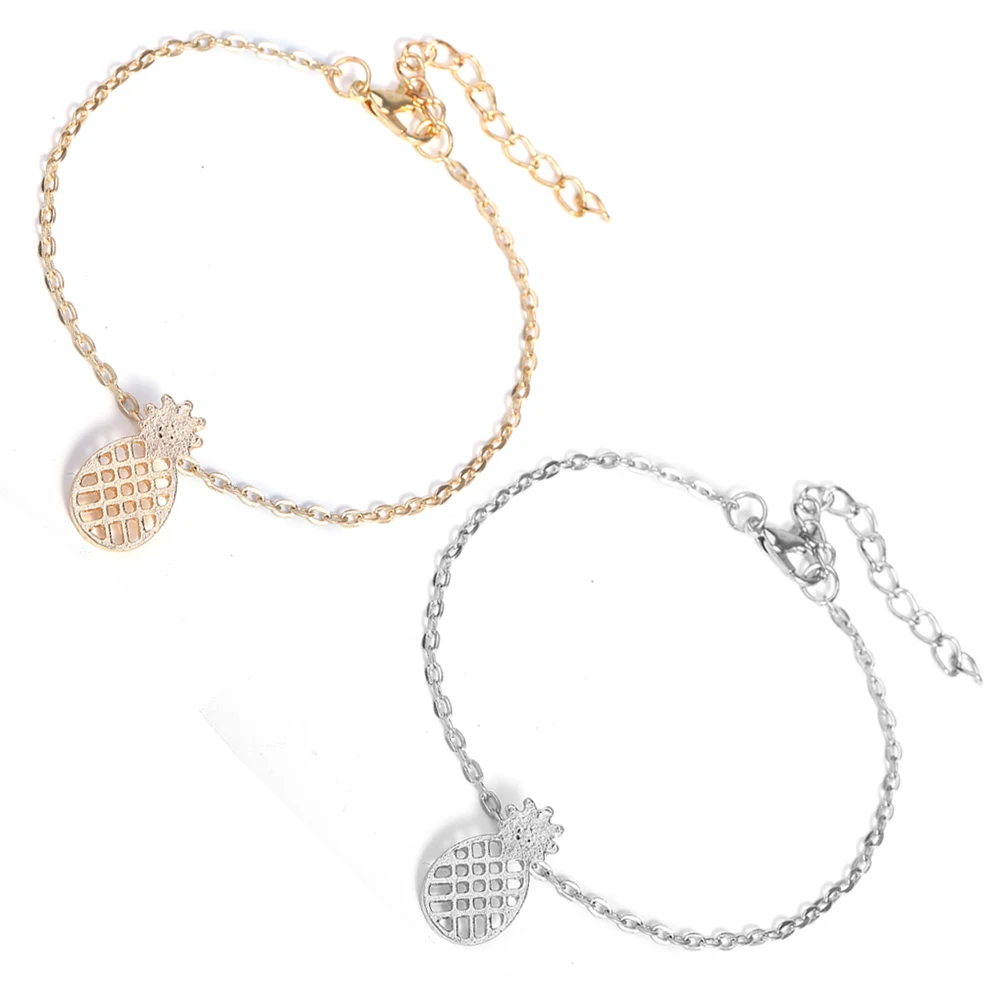 Минимализм браслет ананас для женщин Изысканные Подарки BFF Jewelry 2018 дружбы