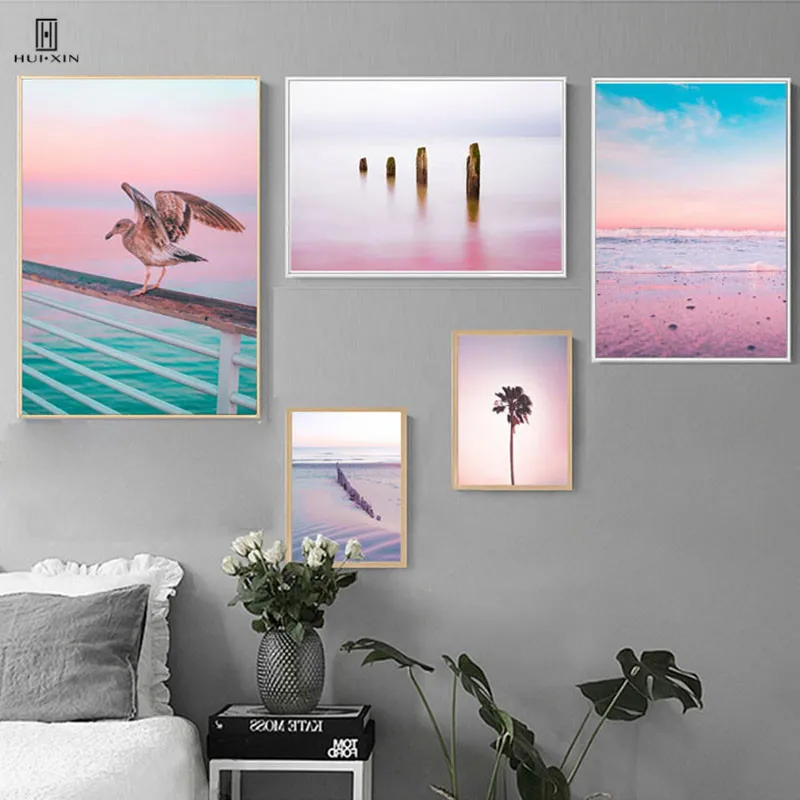 

A lovely Brown Bird Stands On The Wooden Bridge Rail Spreading Its Wings To Fly Pictures Wall Decorative Painting For Home Decor