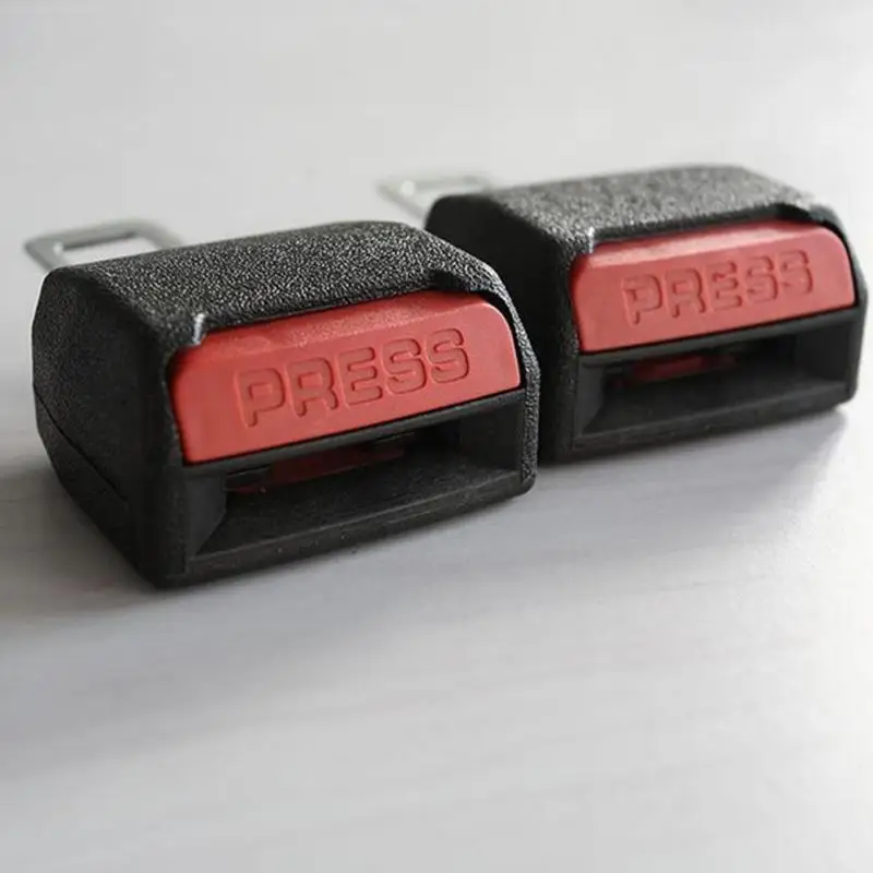 1pcs Universal Car Seat Belt Clip Extender Black Gray Beige Safety