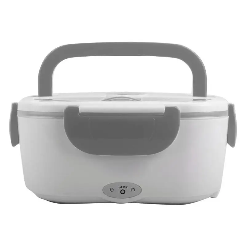 Grey 12 В/24 В/230 в контейнер для еды PTC Электрический Ланч-бокс с подогревом Риса контейнер посуда наборы для дома - Цвет: Grey