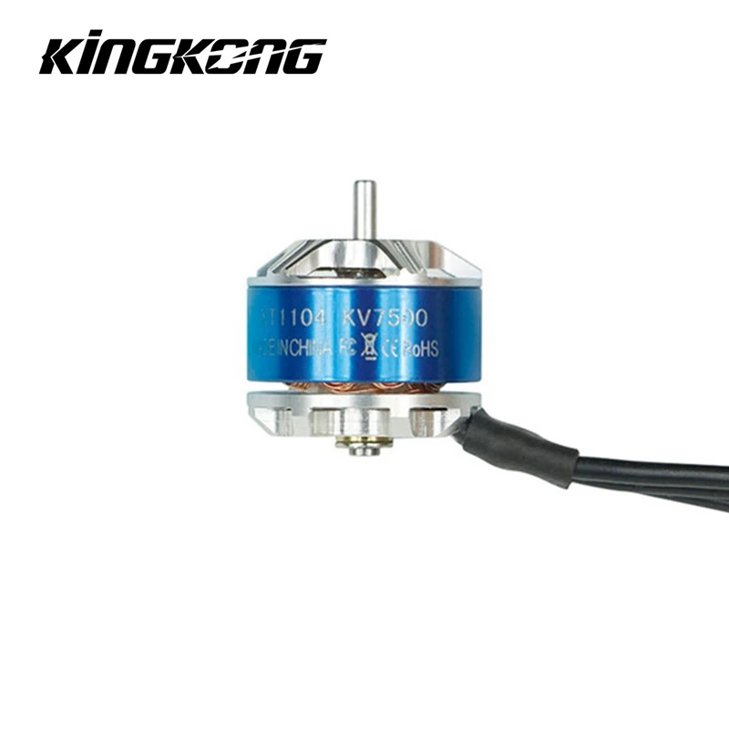 Kingkong FPV яйцо 136 мм гоночный Дрон запасная часть XT1104-7500KV двигатель с 2 парами 2035/2045
