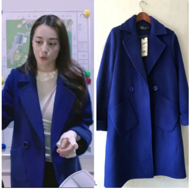 

UK manteau femme European 2018 Fall / Winter Women Padded Wool Coat Warm Padded jacket Simple Outerwear casaco feminino