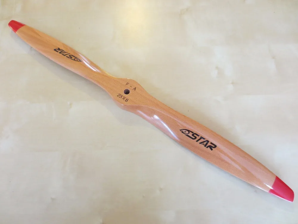 

1pc 18"*8" 6 Star 2 Blade Wooden Airplane Propeller Authentic Models NEW