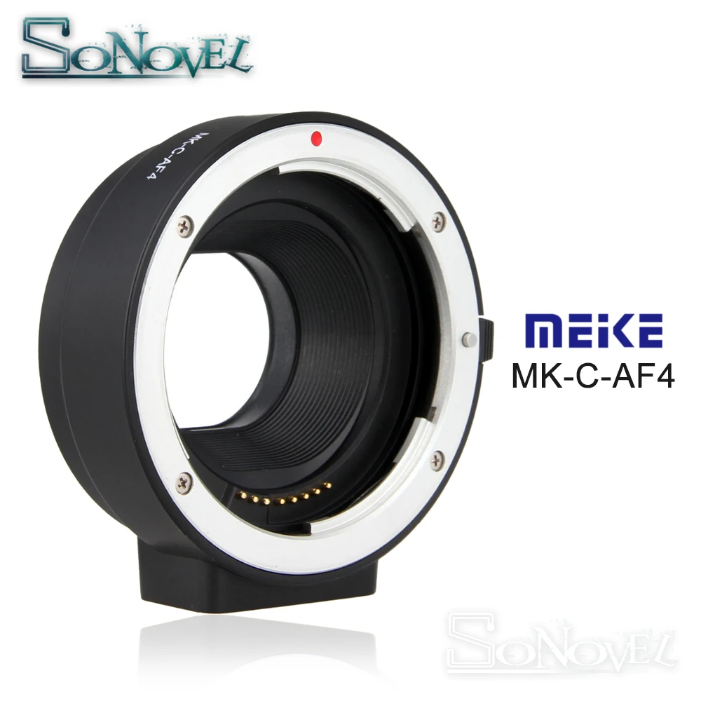 Электронный адаптер автофокуса Meike для объектива Canon EF EOS M M2 M3 M5 M6 M10 M50 M100 крепления