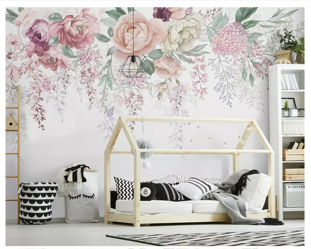 Decoracion De Pared Vintage Casa De Fondo De Pantalla Por Metro