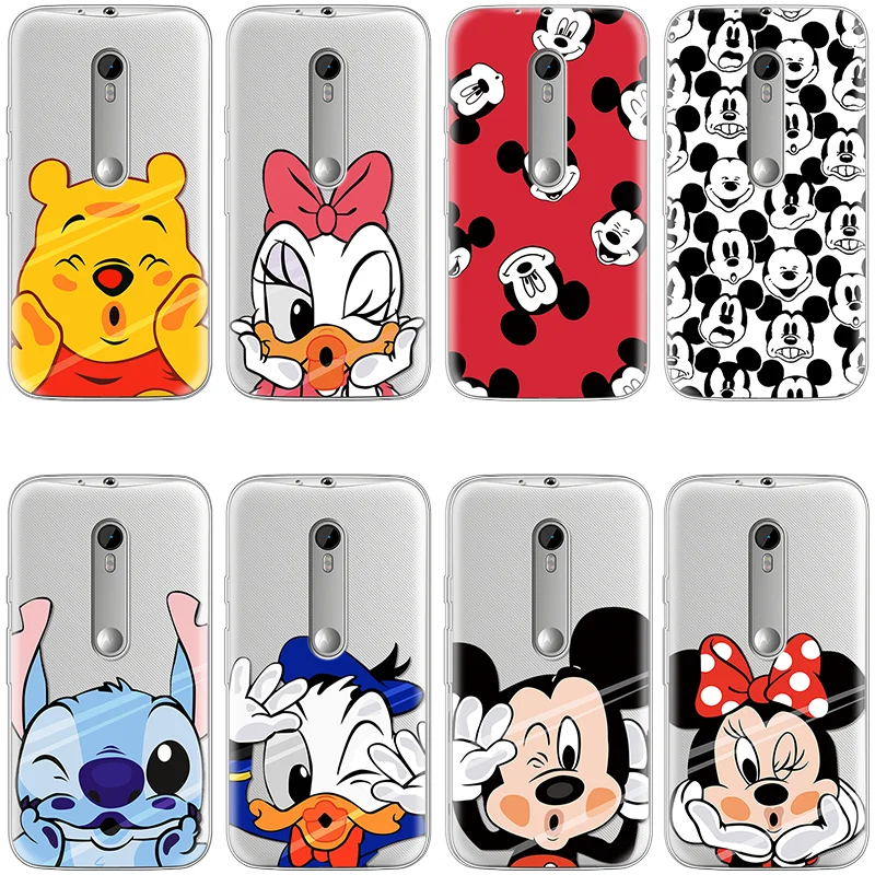 

Cartoon Lovely Clear Cover For Motorola Moto C E4 EU E5 G3 G5 G5S G6 Plus M X4 X Style Z Z2 Z3 Play TPU Coque For Mote G4 Case