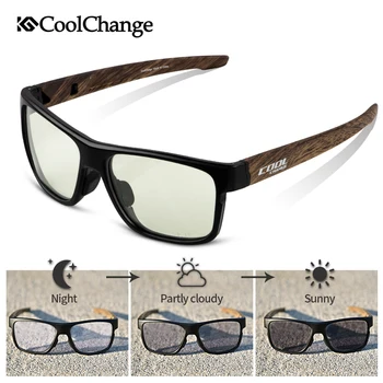

CoolChange Cycling Eyewear Outdoor TR-90 Photochromic Bicycle Glasses Polarized Goggles Glasses MTB Bike Equipments Men Women