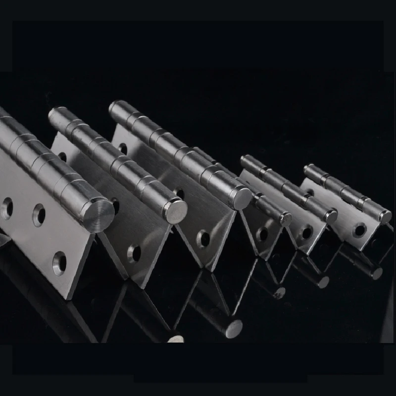 Home Hardware Fitting Wardrobe Door Hinge Cabinet Hinge Stainless Steel Door Folded Sheet 2'' 2.5'' 3'' 4'' INCH