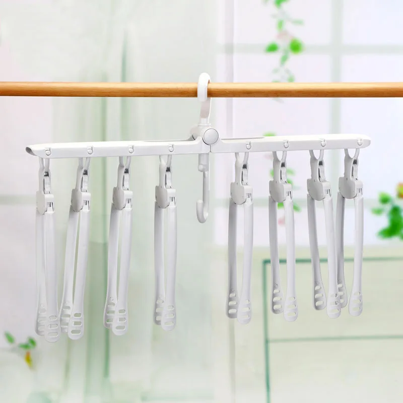 

Non-Slip Multifunction Magical Hanger Ultra Thin Space Saving 360 Degree Swivel Durable Hook @LS NO23