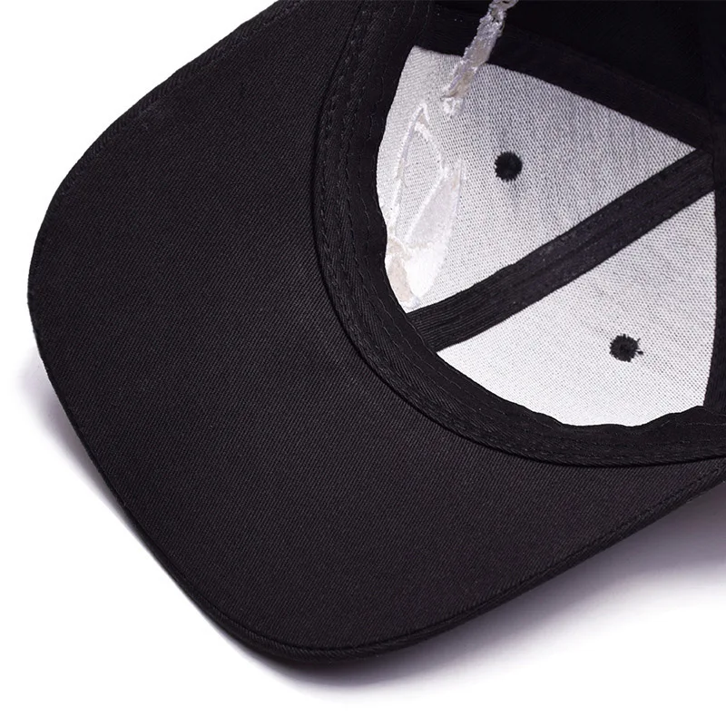 Fashion Unisex Black Skull Embroidery Baseball Cap Women High Quality Personality Hat Men Outdoor Sports Snapback Caps CP0125 (12)