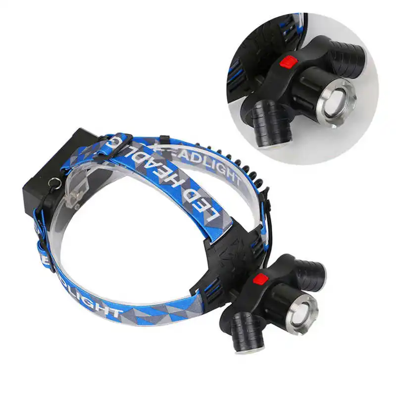 15000LM 3x XM-L T6 LED Rotate Rechargeable 18650 Headlamp Head Light Torch powerful led flashlight head laser pointer #3S26 (6)