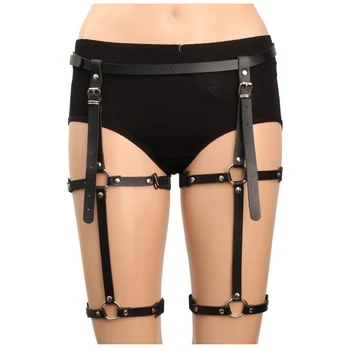 

Fashion Women Harness Body Belts Sexy Garters Bondage Belt Punk Band From Waist To Leg Adjustable Suspender Straps Leg Harness