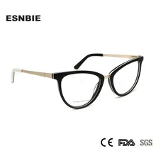 Высококачественные ацетатные женские очки "кошачий глаз" для женщин, очки для глаз, прозрачные линзы, оптические очки, ретро очки для близорукости