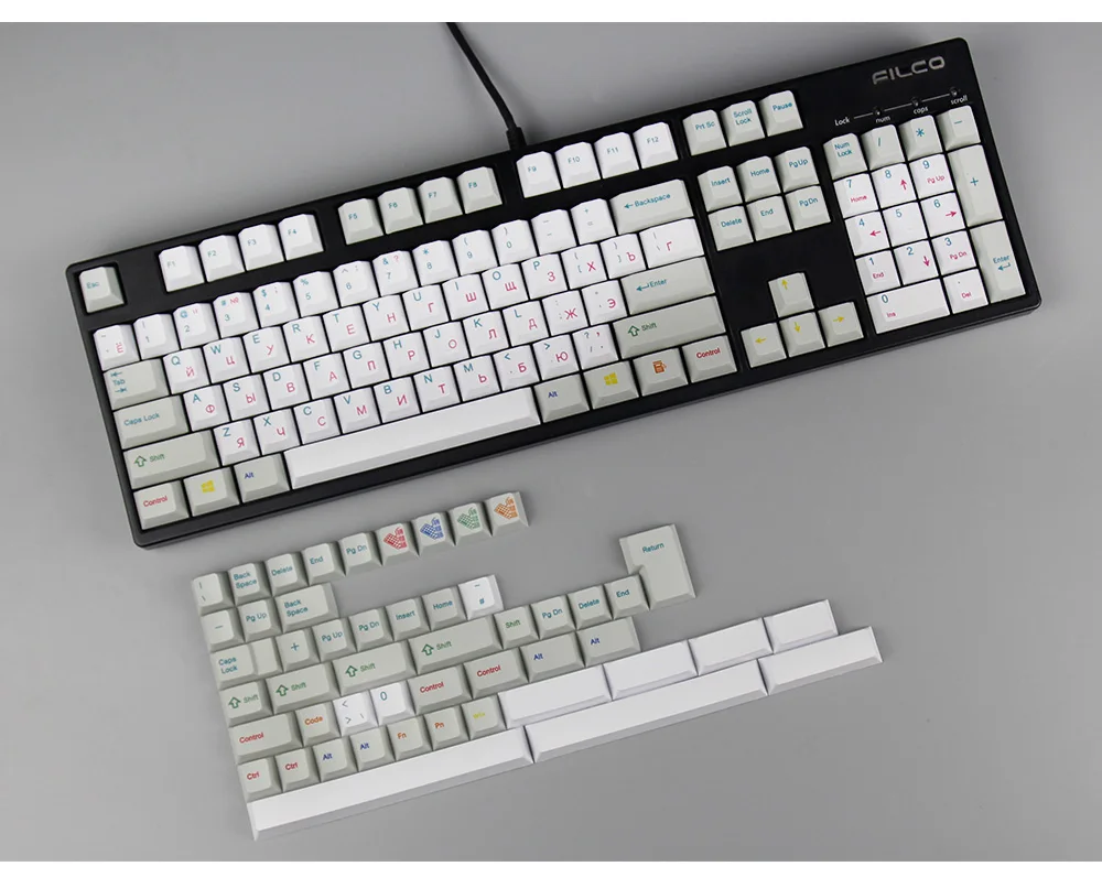 153 клавиш pbt keycap dye subbed 2u 1,75 u shift iso ключи для cherry mx механическая клавиатура полный набор русский keycap