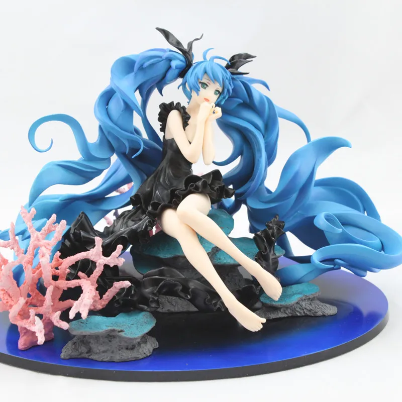 

16CM Hatsune Miku Deep Sea Vocaloid PVC Action Figure Doll Model Collection Toy
