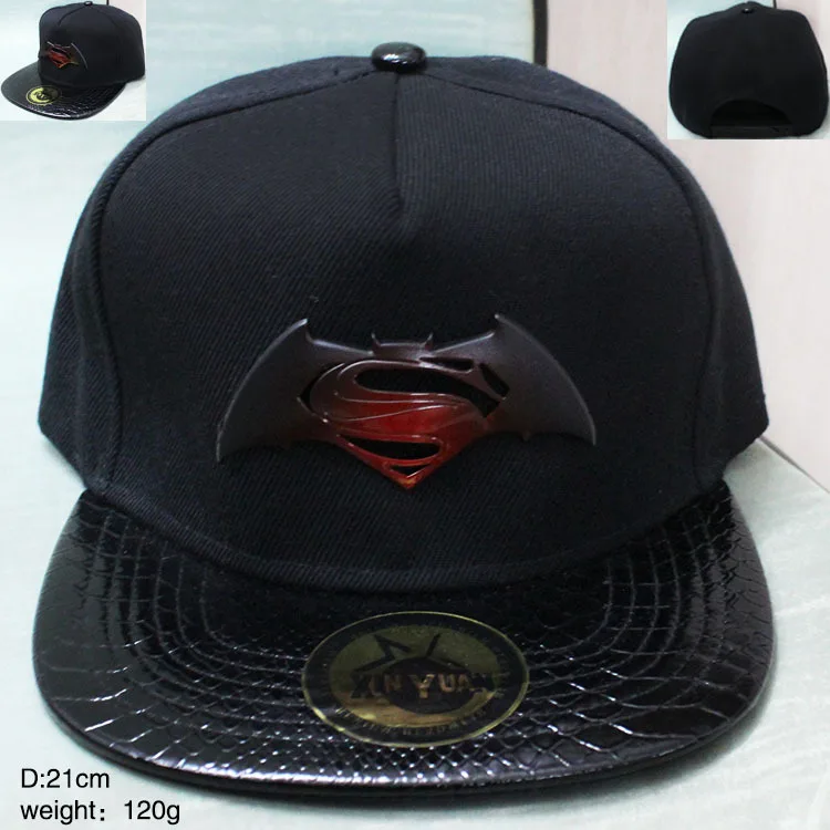 Фильм периферийная Бэтмен v Супермен бейсбольная шляпа черная смешанная белая шапка с сеткой аниме-шляпа CA269