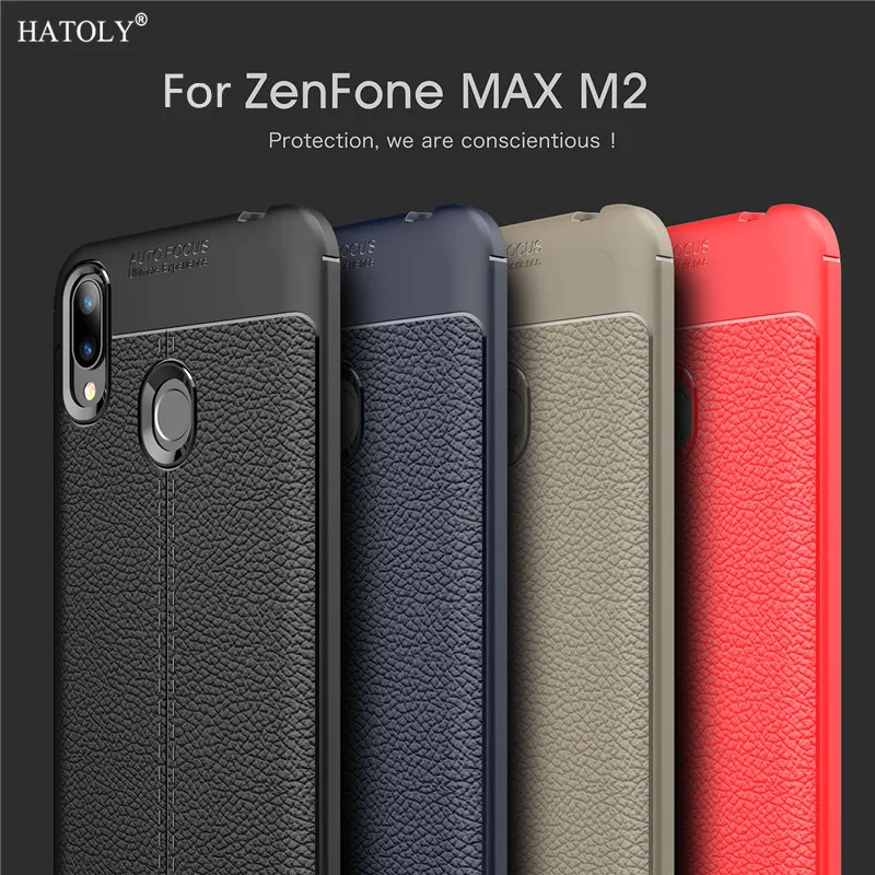 

For Cover Asus Zenfone Max M2 ZB633KL Case Capas Silicon Leather Case For Asus Zenfone Max M2 ZB633KL Bumper Phone Case Funda