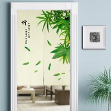 Китайская бамбуковая Розовая орхидея Лотос дверь занавес Японский дом ресторан дверь занавес Норен Дверной проем перегородка