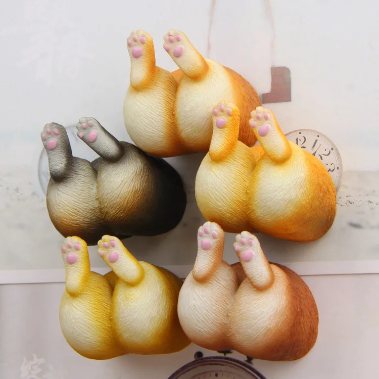 3d фигурка KeKe Corgi foot магнитный мультяшный рисунок Детская развивающая игрушка