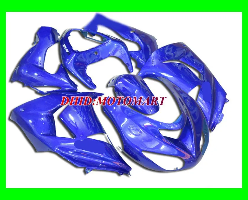 

HOT SALE!!Motorcycle Fairing kit for KAWASAKI Ninja ZX10R 2006 2007 ZX10R 06 07 Whole blue ABS Fairings set+7 gifts SK49