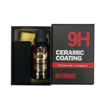 

Effective A Set 30ML 9H Hardness Car super hydrophobic Glass Coating Car Liquid ceramic Coat Auto Paint Care+Towel+Sponge+box