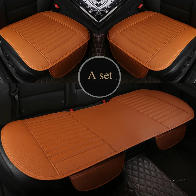 Auto Universal Car Front Seat Cover Breathable PU Leather Pad Mat Chair Cushion