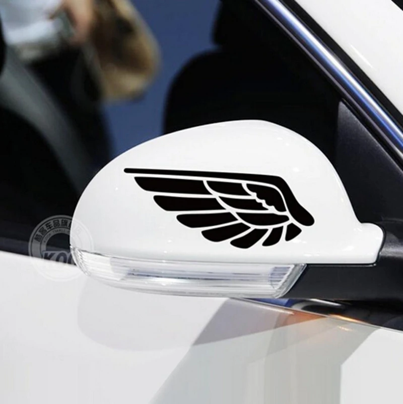 Funny One Pair Wing Car Styling Motorcycle Sticker Vinyl Decal Reflective Personalized Waterproof Free Shipping