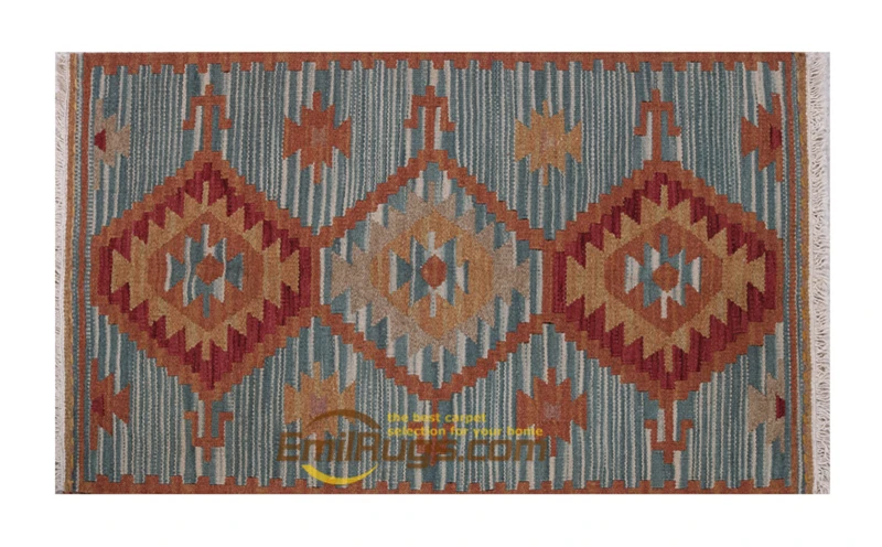 

Wool Kilim Handmade Turkish Carpet Exquisite Runner Room Carpet Geometric Carpet Bedroom Natural Sheep Wool