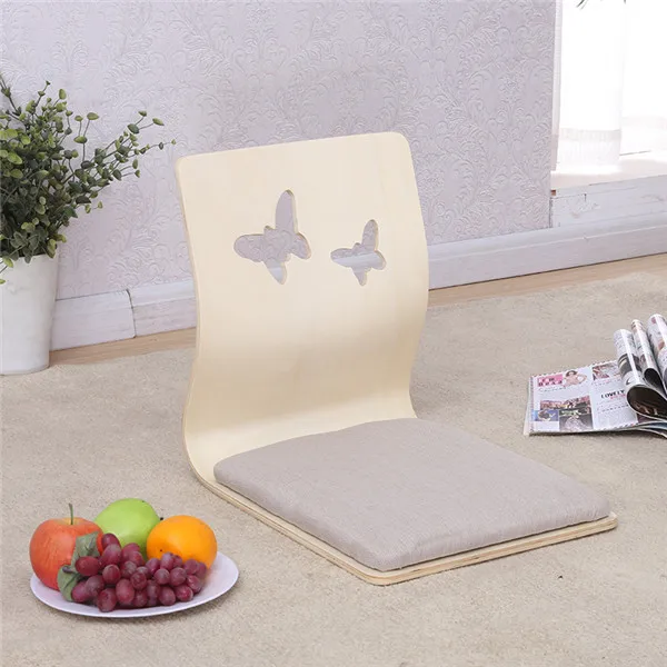 4 шт./лот) Японский безногий стул белая отделка ткань Подушка сиденье пол сидения мебель гостиная татами заису дизайн стула