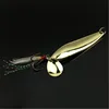 1pcs 5g 7g 10g 13g Metal Gold Sequins Fishing Lures Spoonbaits Hard Baits With Feather Bass Sea lures Wobbles Fishing Tools ► Photo 2/4
