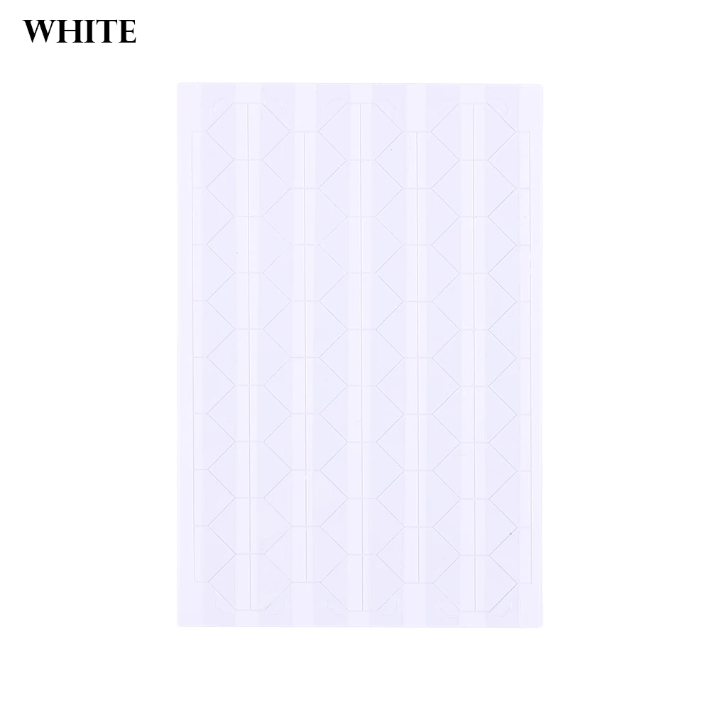 White 102 шт/лист Новые DIY Красочные Фото угловой скрапбук бумага фотоальбомы Рамка Картина Мода украшения ПВХ наклейки - Цвет: White