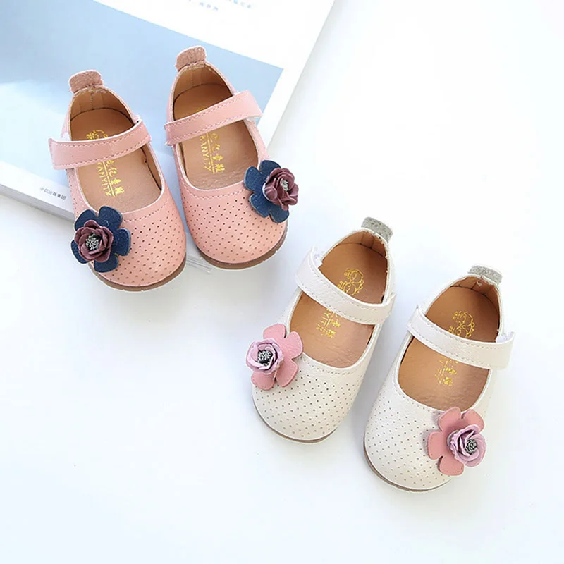 

Autumn Girls Shoes Baby Party Leather Shoes For Toddlers Little Girls Flower Princess Shoes Mary Janes Kids child Flats TCH012