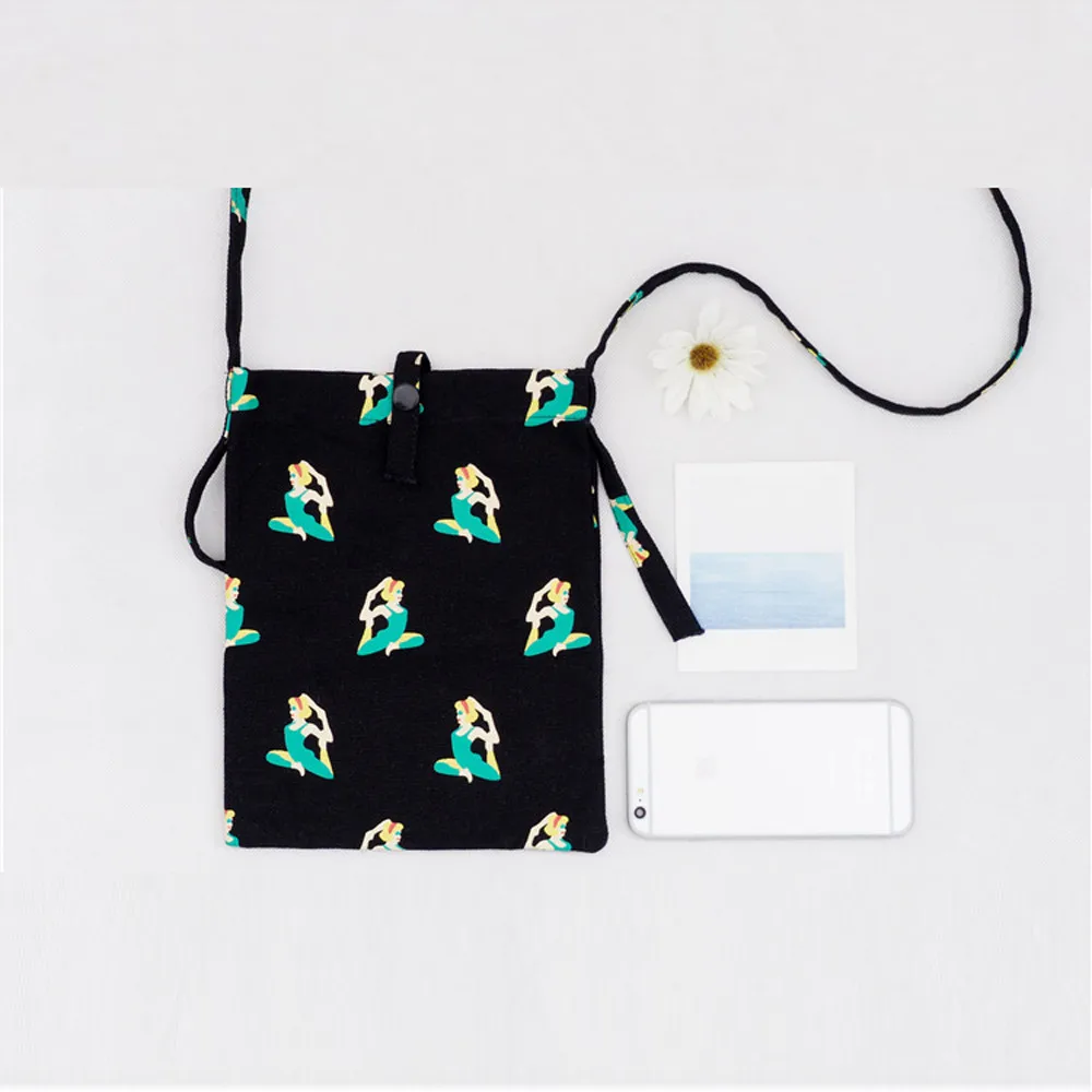 

X01 handmade canvas bag art slanting shoulder bag student bag Girls Causal Shopping Handbag Shopper Beach Bag H30510