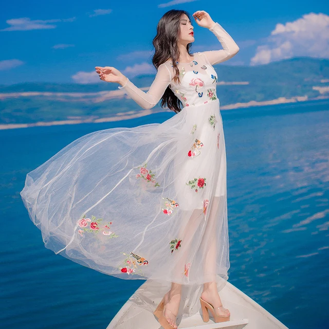 Gauze Beach Dresses