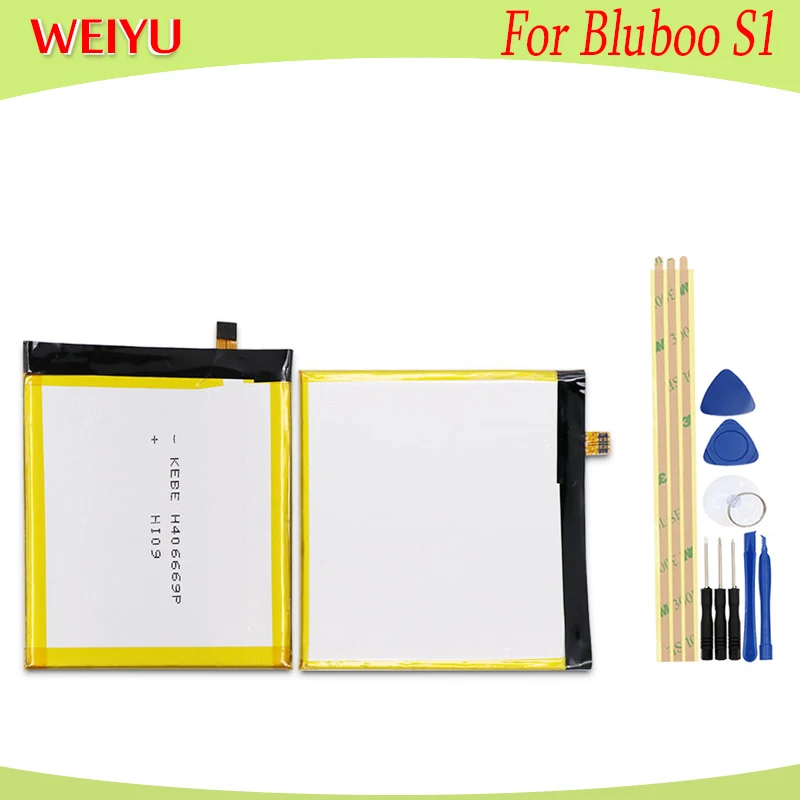 

Good Quality 3500mAh battery For Bluboo S1 phone Replacement Batteries For Bluboo S1+Tools