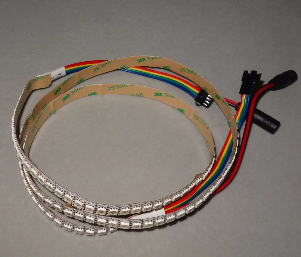 Адресуемые 2 м 144 светодиодов/м DC5V WS2813 RGB полноцветная светодиодная Пиксельная