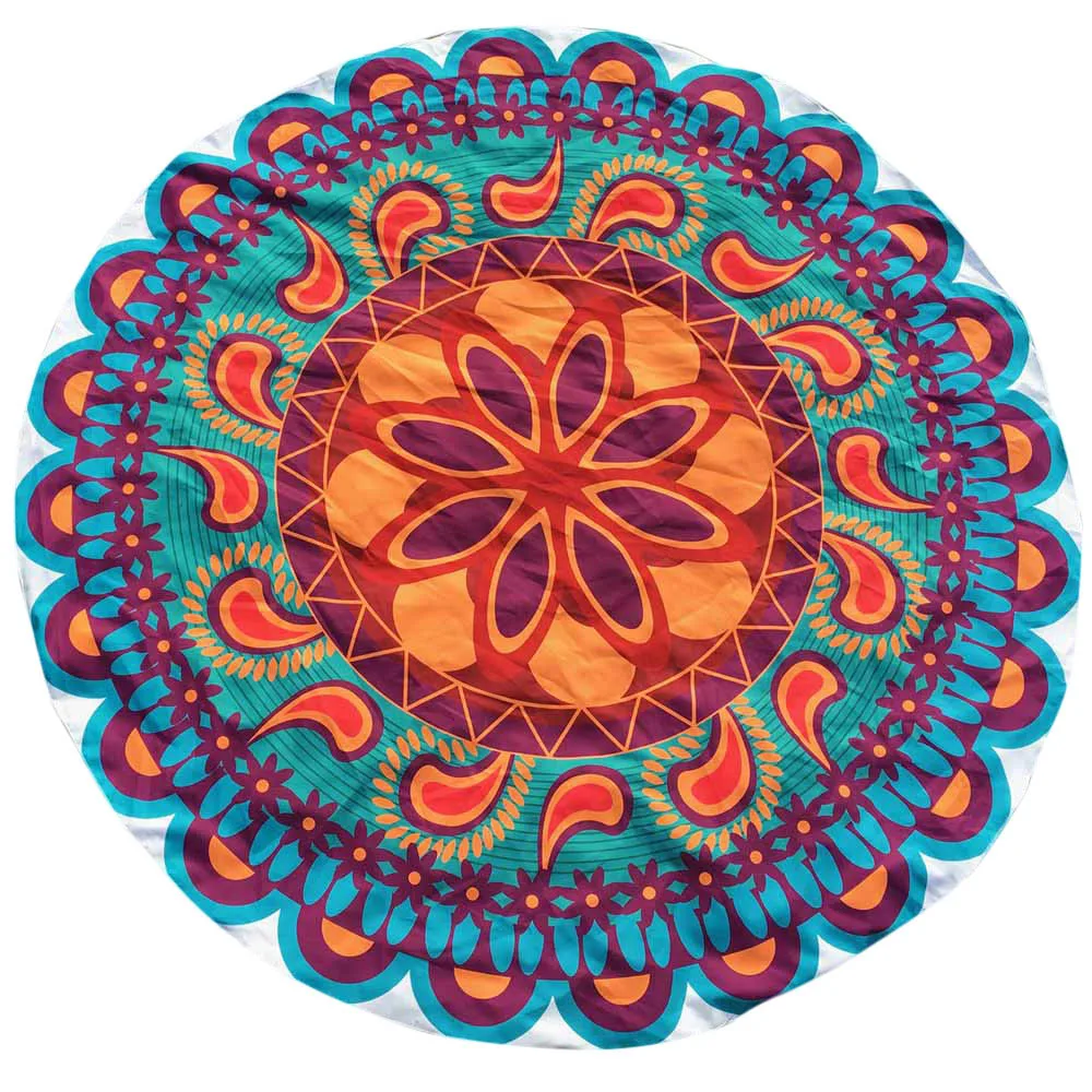 

2019 Fashion beach towel mandala tapestry Round Printing Hippie Tapestry Beach Picnic Throw Yoga Mat Towel Blanket pareo 3.11