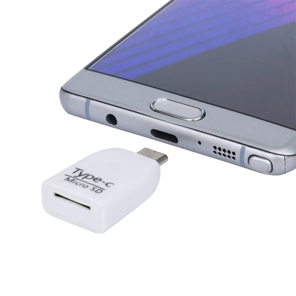 CARPRIE mini type C Micro SD TF считыватель карт OTG адаптер USB 3,1 портативный Прямая