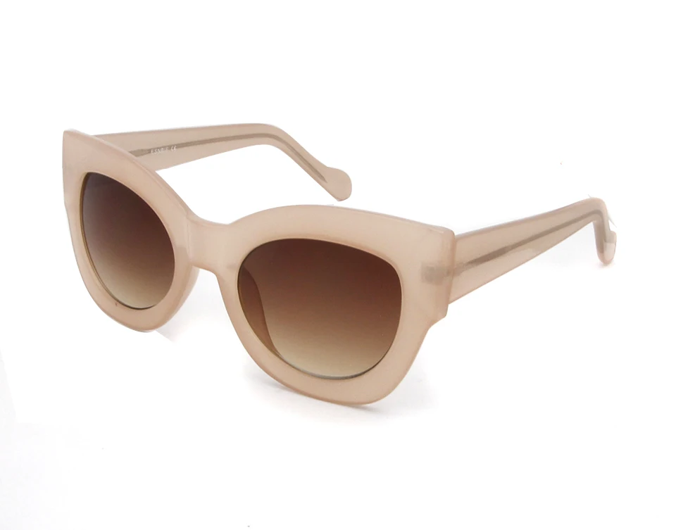 ESNBIE большие солнцезащитные очки "кошачий глаз" розовые солнцезащитные очки Для женщин градиентные линзы UV400 CP женские солнцезащитные очки для мужчин и женщин Oculos De Sol Feminino - Цвет линз: sunglasses pink